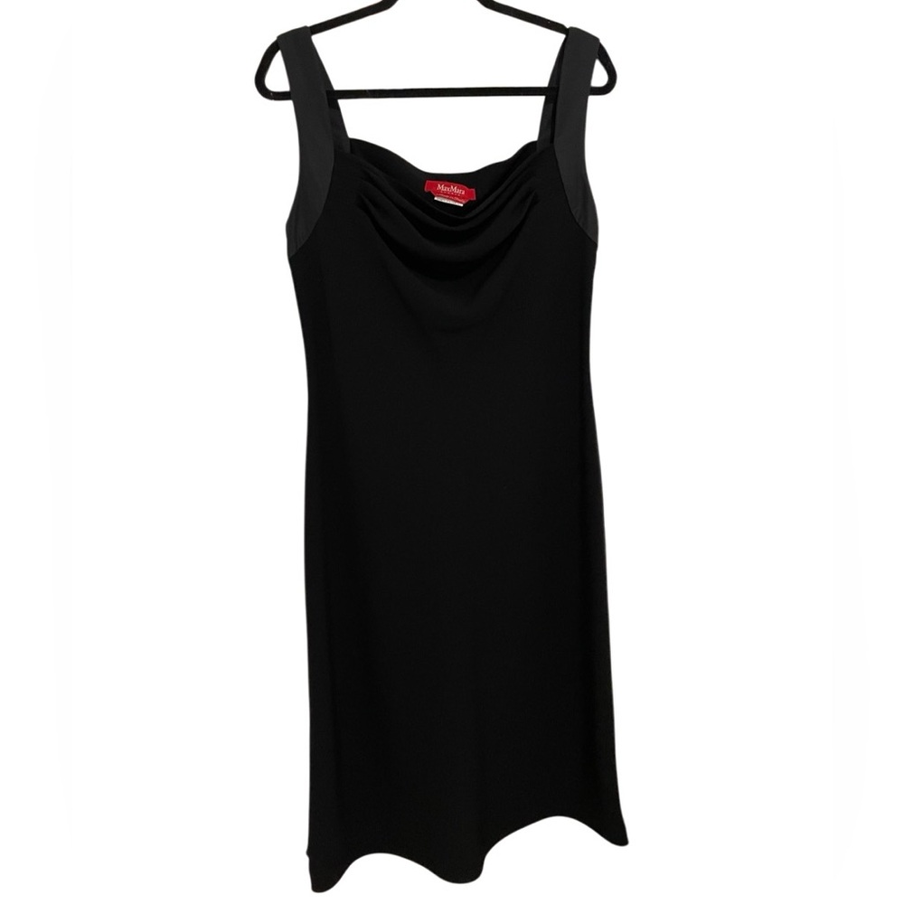 Max Mara Black Dress Made in Italy